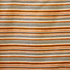 18x18 - Orange/Grey Striped