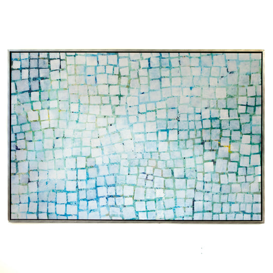 Art - Morning Swim Blue Large 72" X 48" CLEARED