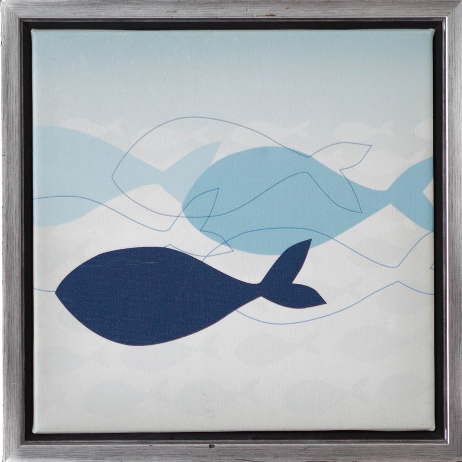 Art - Schools Out 1 Blue - Small - CLEARED 12" X 12"