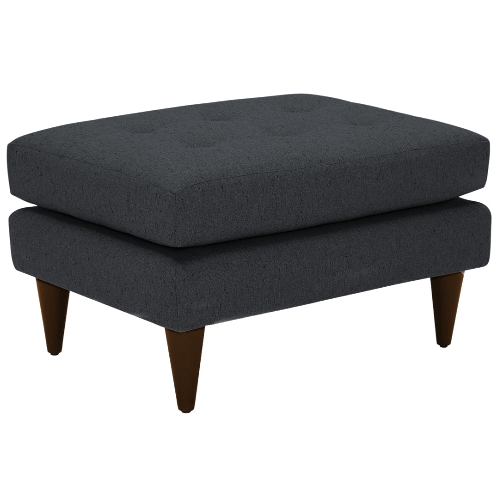 Ottoman - Elliot Dark Grey Tufted JB