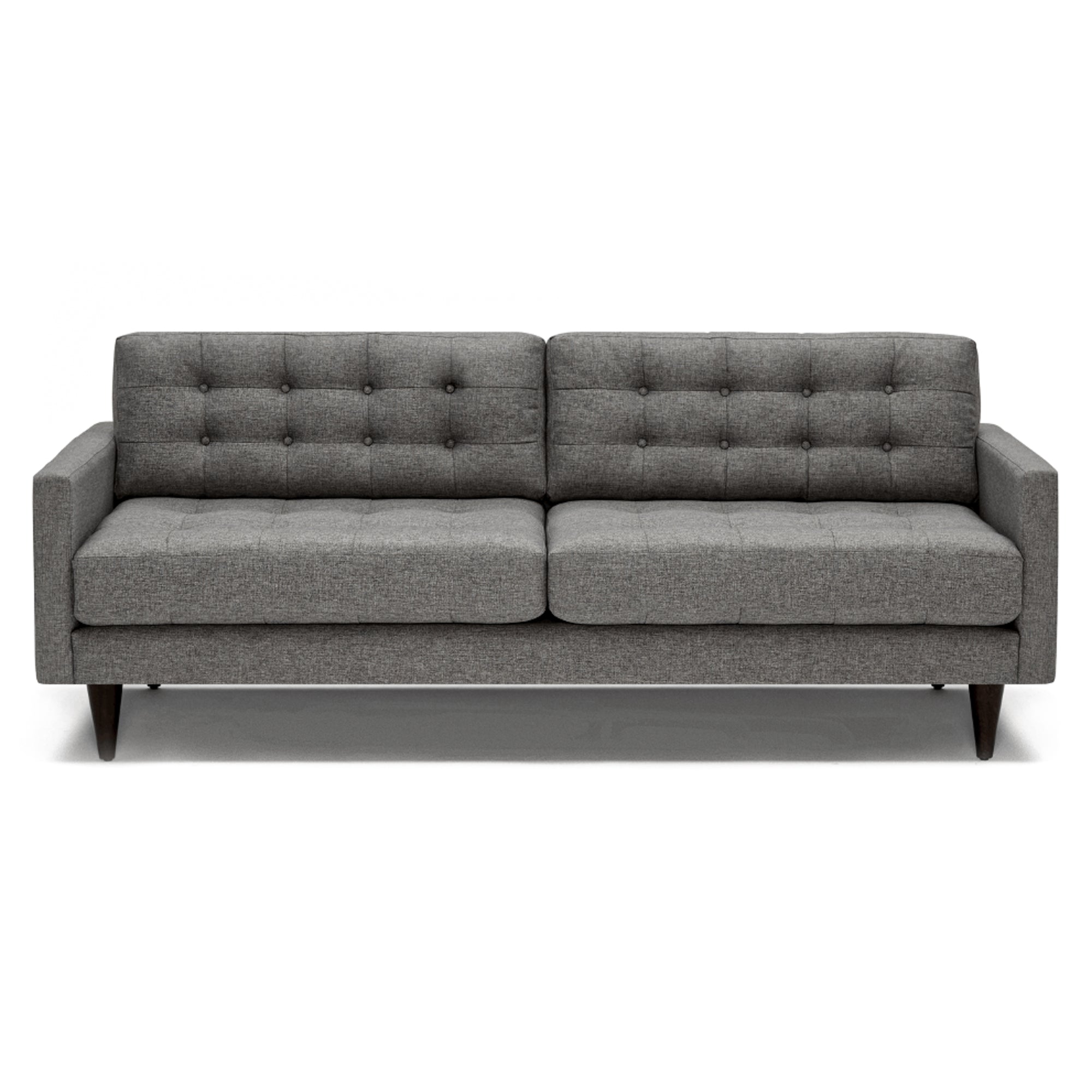 Sofa - Elliot Dark Grey Tufted JB Loveseat 74"