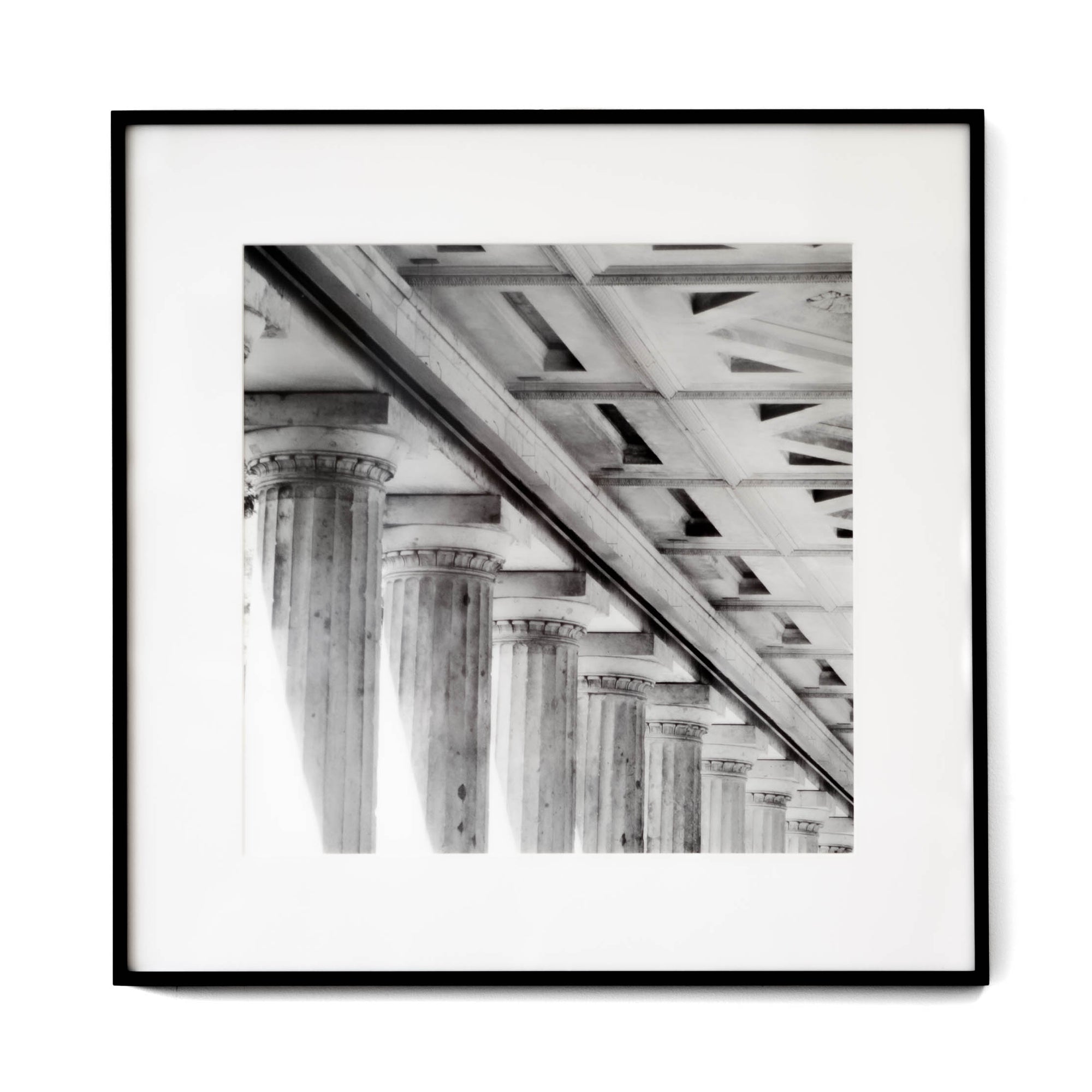 Art - B&W - Roman Columns - SMALL - CLEARED 20" X 20"