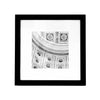 Art - B&W Baroque Arch - SMALL - CLEARED 23" x 23"