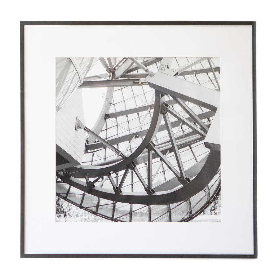 Art - Fluff B&W Steel Architecture Small 20" X 20" CLEARED