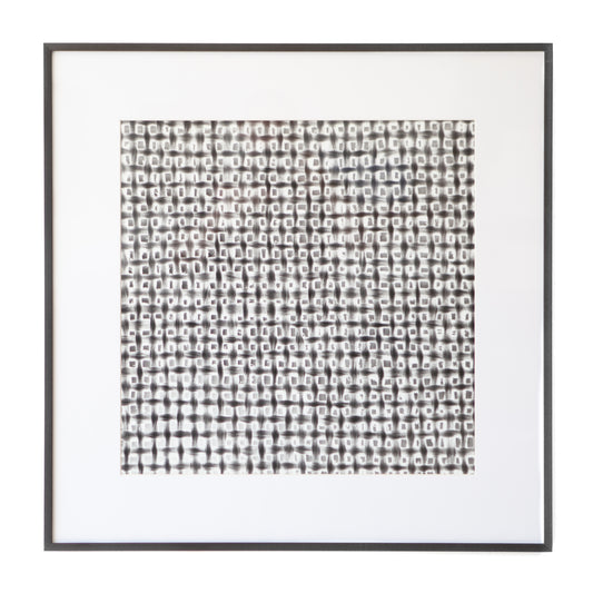 Art - B&W Micro Weave - Small - CLEARED 20" X 20"