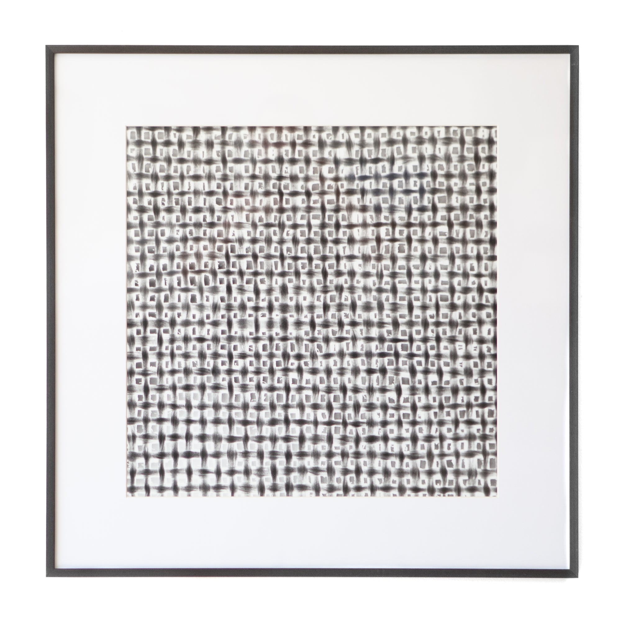 Art - B&W Micro Weave - Small - CLEARED 20" X 20"