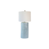 Table Lamp - Brava Hammered Blue Ceramic
