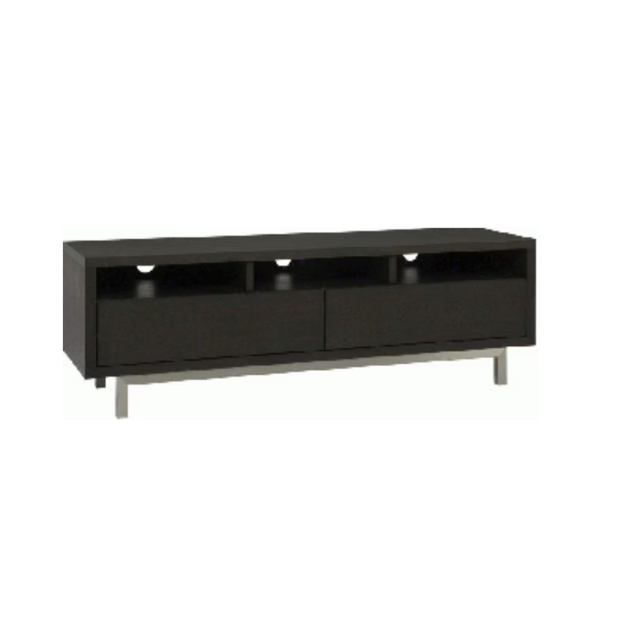 Media Stand - Dark Wood 3 Drawer - 59"