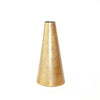 Tomar Ribbed Cone Antique Brass Short