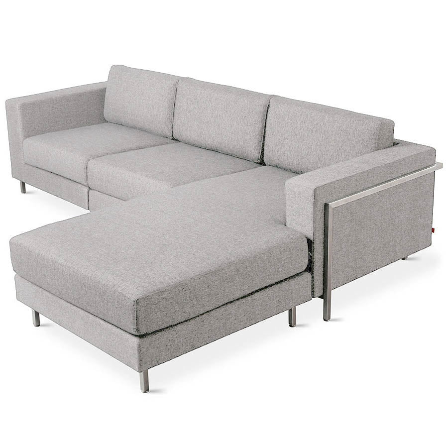 Sectional - Davenport Totem Pebble - 105"