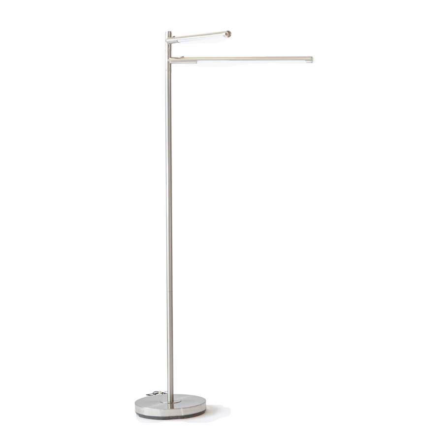 Floor Lamp - LED Metal Two Arms