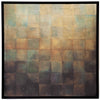 Modra Blue Gold Squares Yellow - 37 x 37 - CLEARED