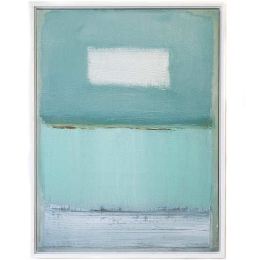 Art - Azure Blue 1 Squares Medium 27" X 36" CLEARED