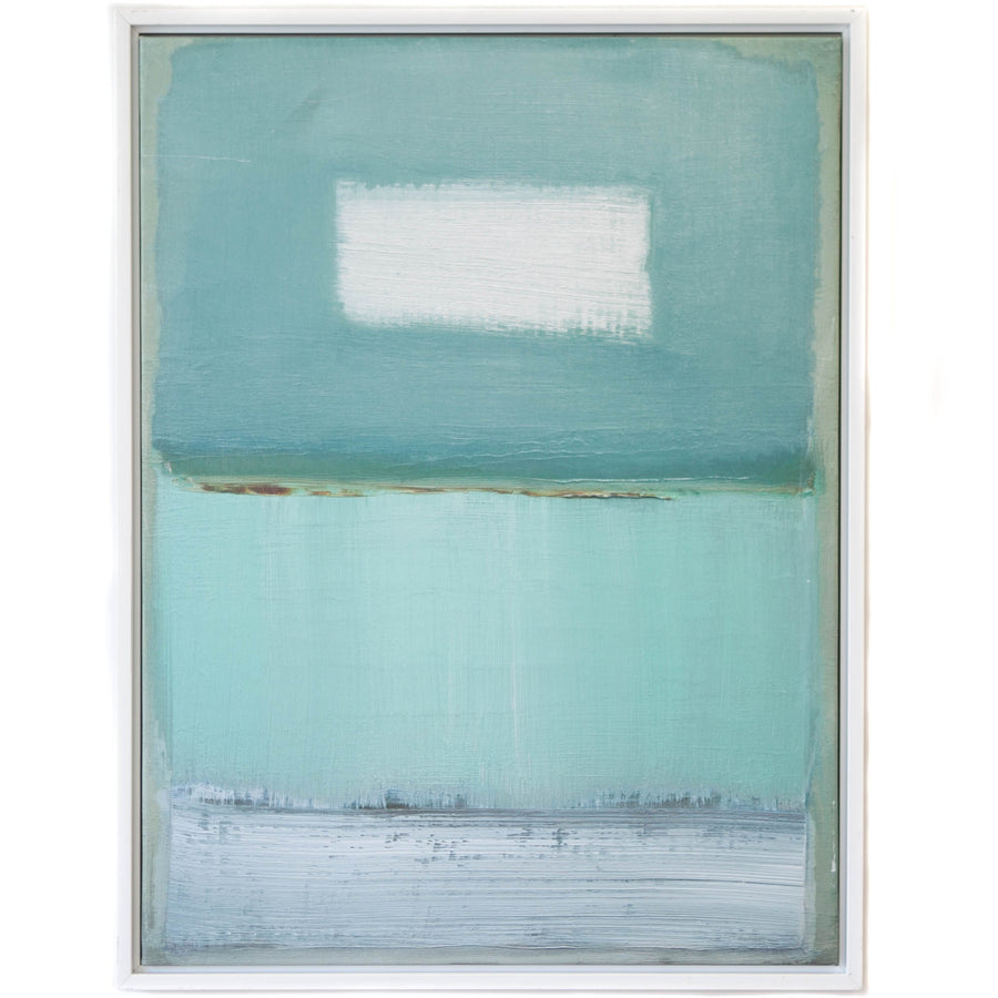 Art - Azure Blue 1 Squares Medium 27" X 36" CLEARED