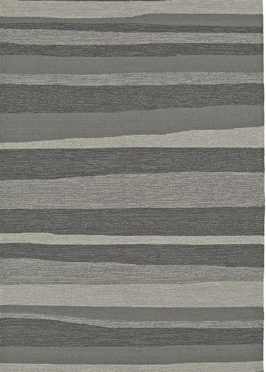 Cabana Grey Rug w/Stripes