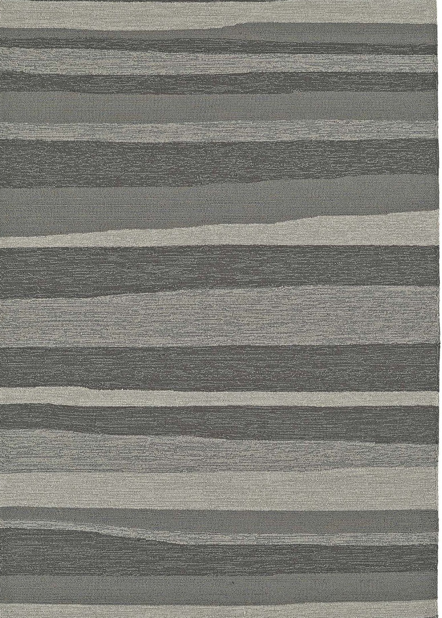 Cabana Grey Rug w/Stripes