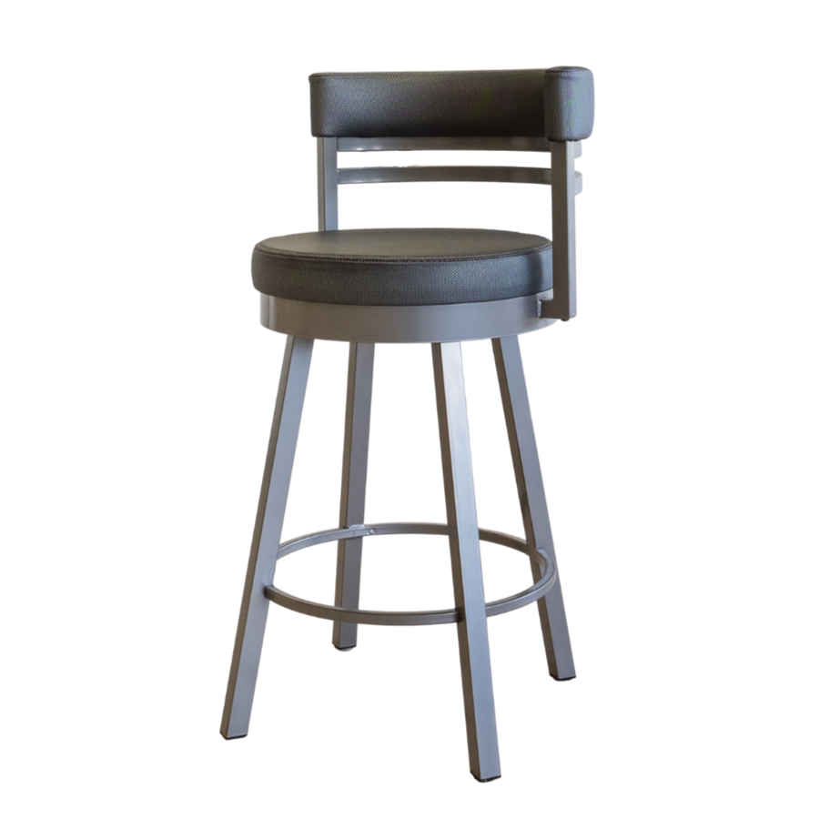 Counter Stool - Ronny Swivel Grey Round