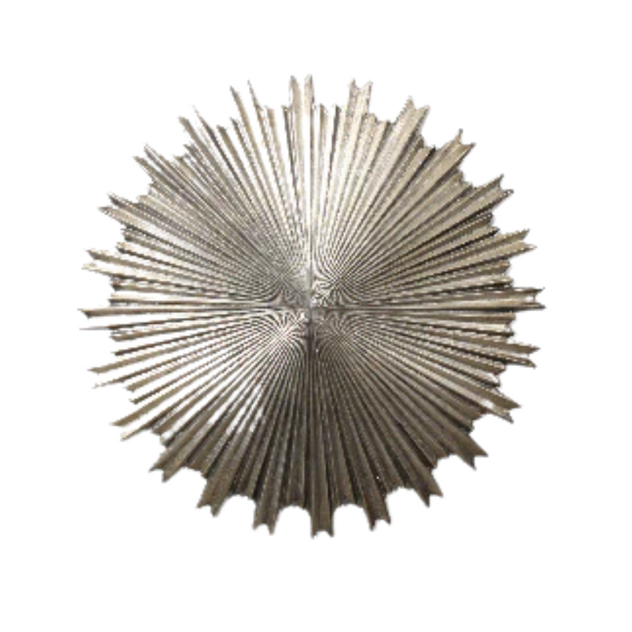 Rustic Silver Solid Starburst