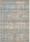Rug - 5x7 Parlour Persian Blue and Taupe