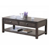 Coffee Table - Lancaster Grey Wood Rectangle