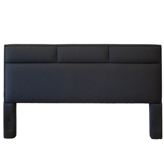 Headboard - King Stallion Black 3 Tuft Section