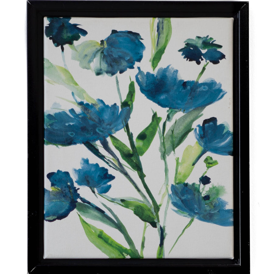 Art - Bluberry Blooms I - SMALL - CLEARED 11" x 14"