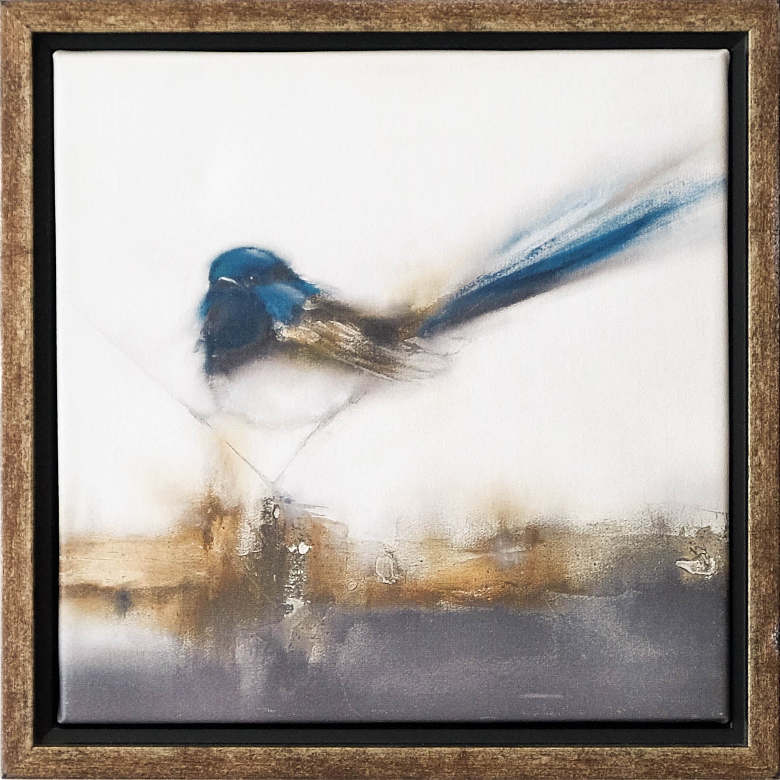 Art - Little Blue II - SMALL - CLEARED 12" x 12"