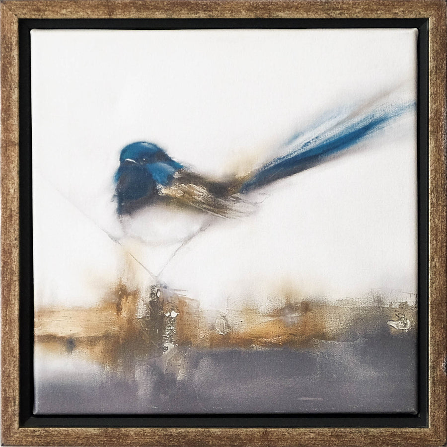 Art - Little Blue II - SMALL - CLEARED 12" x 12"