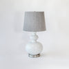 Table Lamp - Bulbous Ceramic White