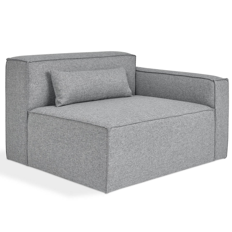 Sectional - Mix Right Arm Parliament Stone - 44.5"*