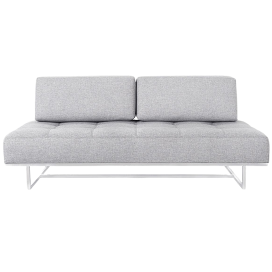 Sofa - James Sleeper Lounge Parliament Stone Light Grey - 76"