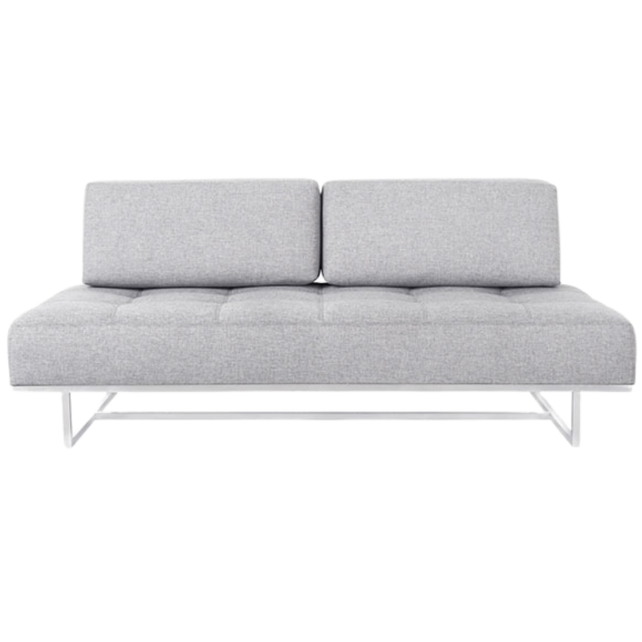 Sofa - James Sleeper Lounge Parliament Stone Light Grey - 76"