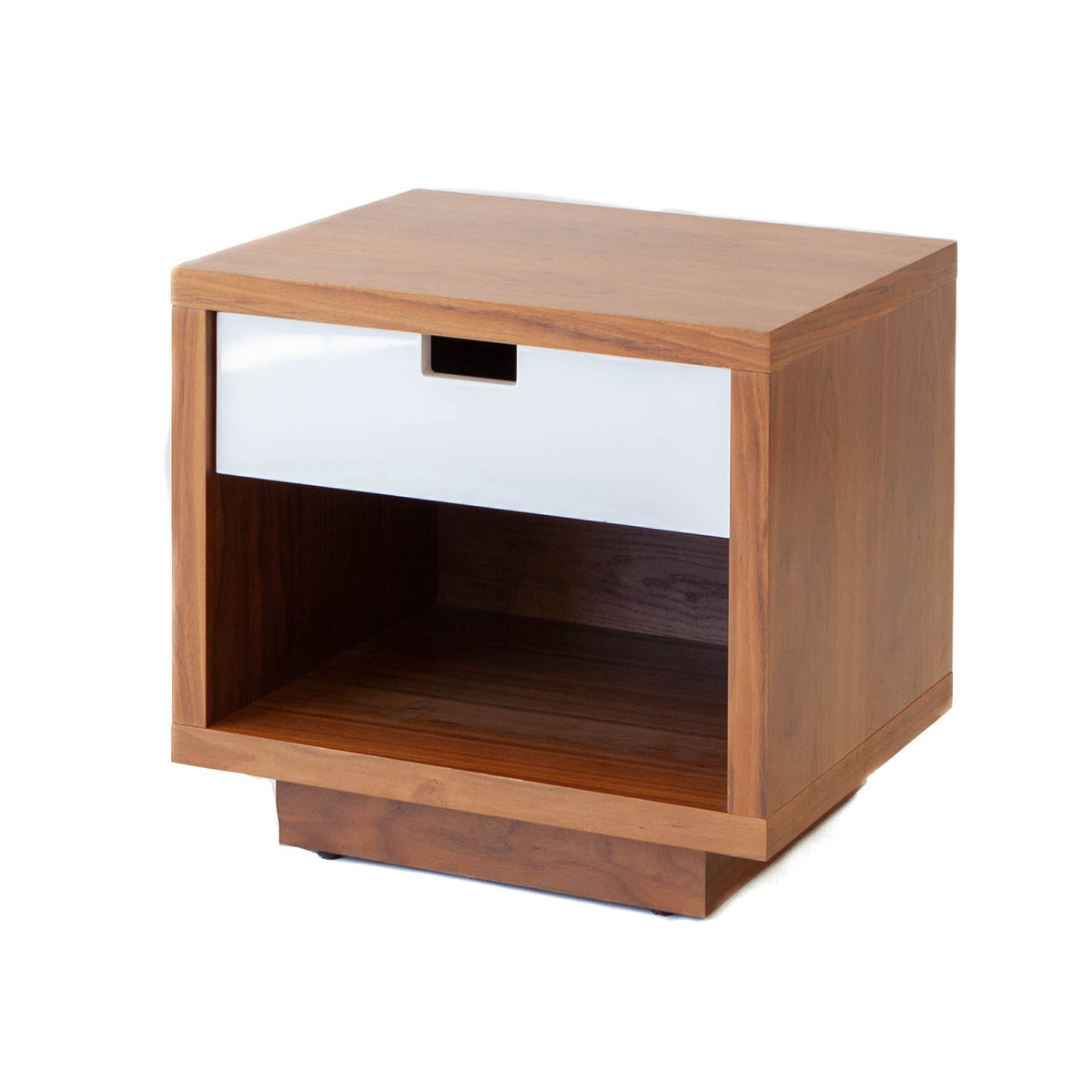 Nightstand -  Wilson Walnut & White