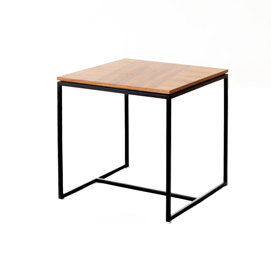 End Table - Tobias Walnut w/Black Legs