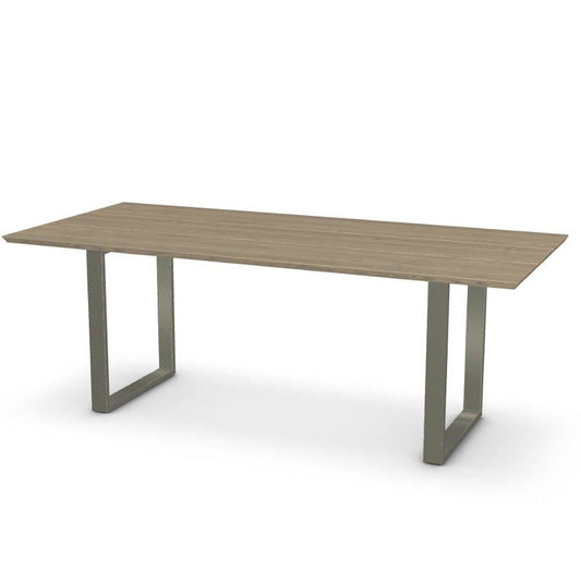 Burton Sand Wood Metal Legs - 40x72"