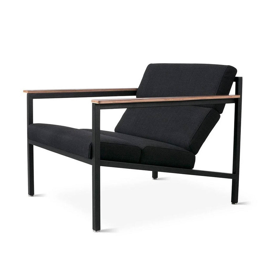 Accent Chair - Halifax Black Powder Coat Laurentian Onyx