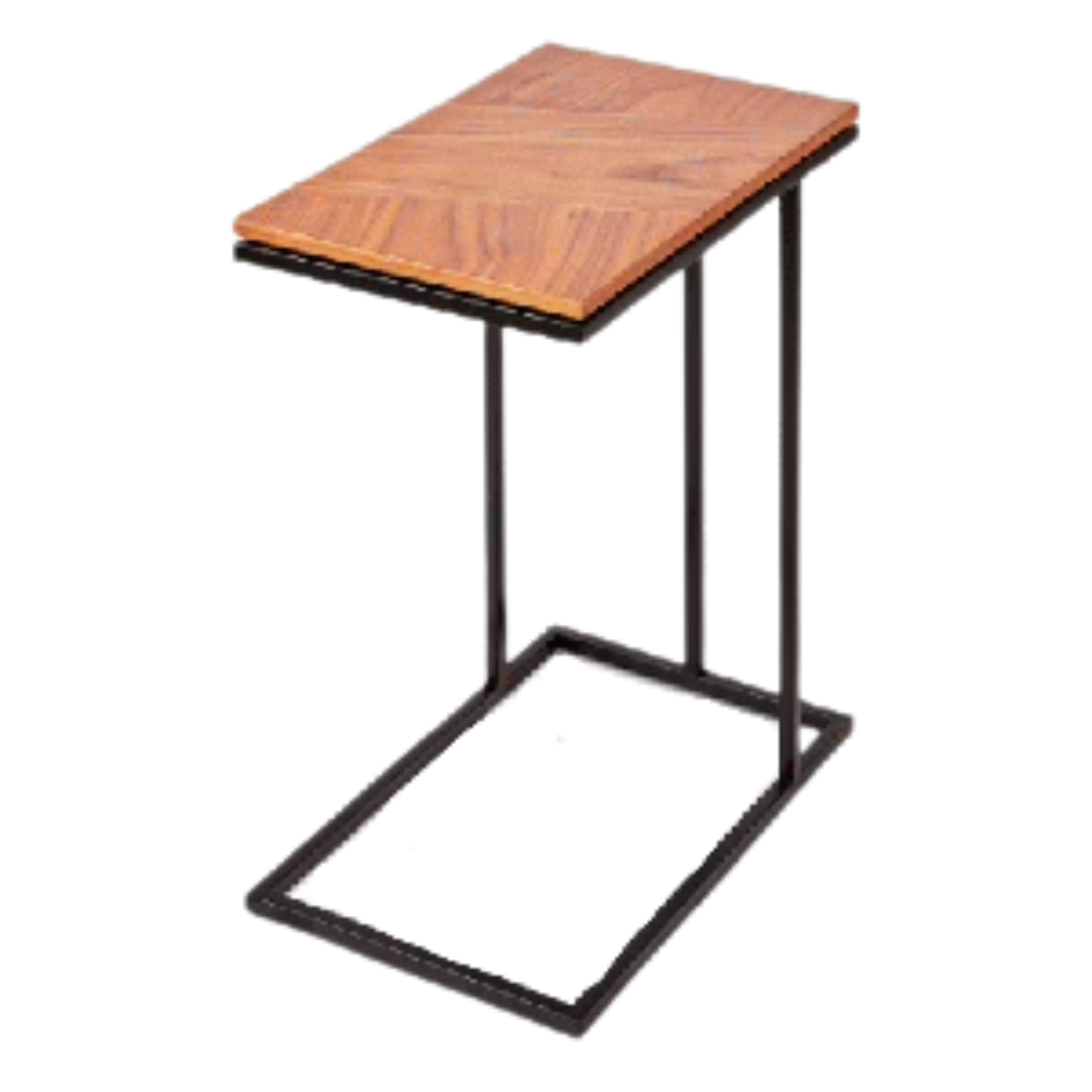End Table - Tobias Nesting Walnut w/ Black Legs