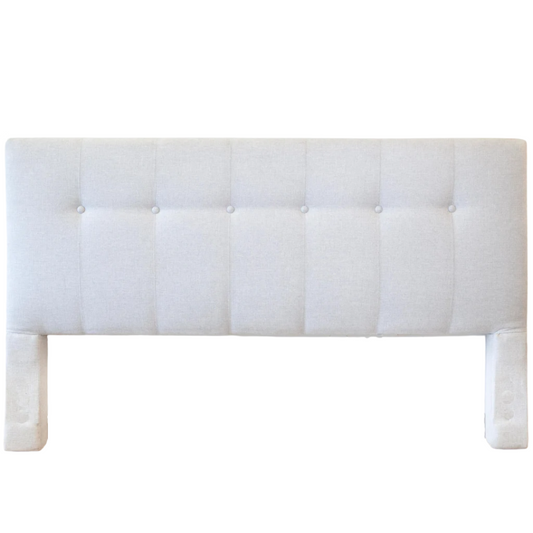 Headboard - King Lyon 6 Buttons Silver Grey