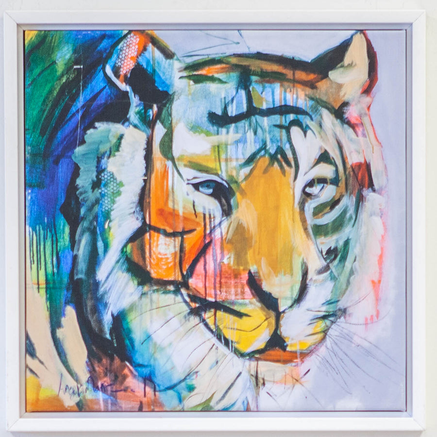Art - Tiger Tiger - Small - CLEARED 18" X 18"