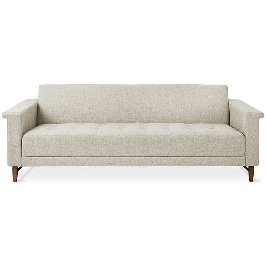 Sofa - Harbord Cream Walnut Frame 84"