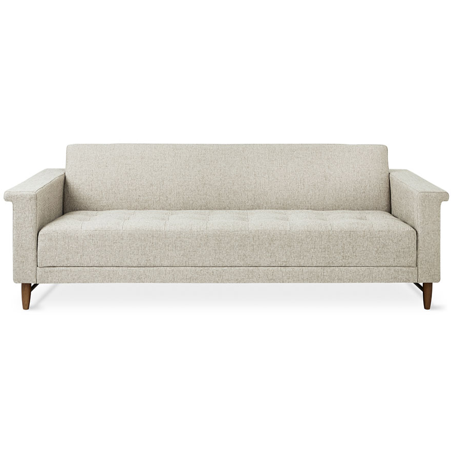 Sofa - Harbord Cream Walnut Frame 84"