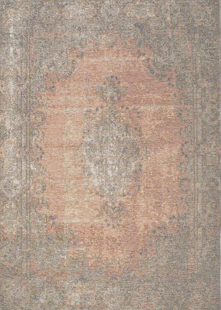 Faded Persian Rug in Pink