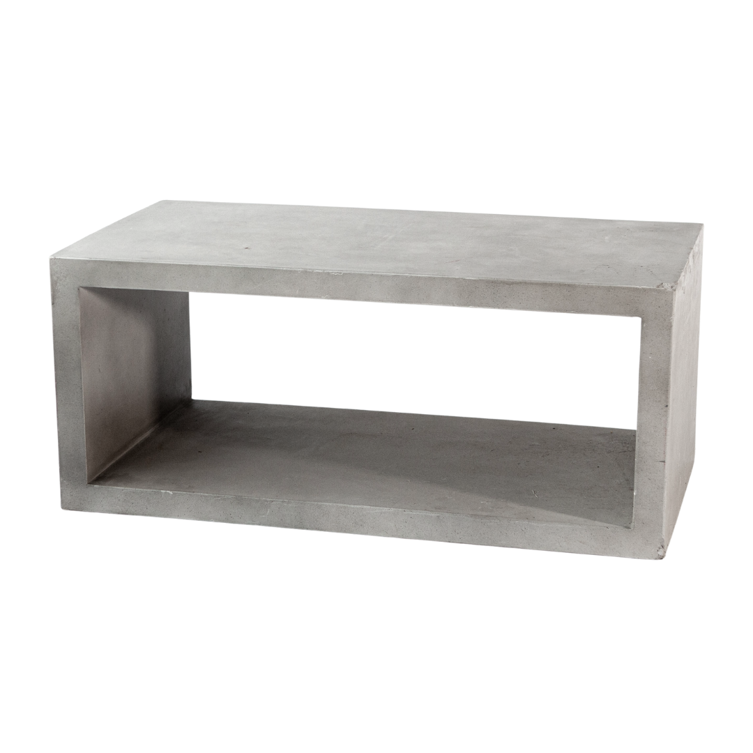 Coffee Table - Concrete Rectangle Cube