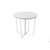 End Table - Array Round White Top