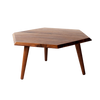 Coffee Table - Metric Hexagon Walnut