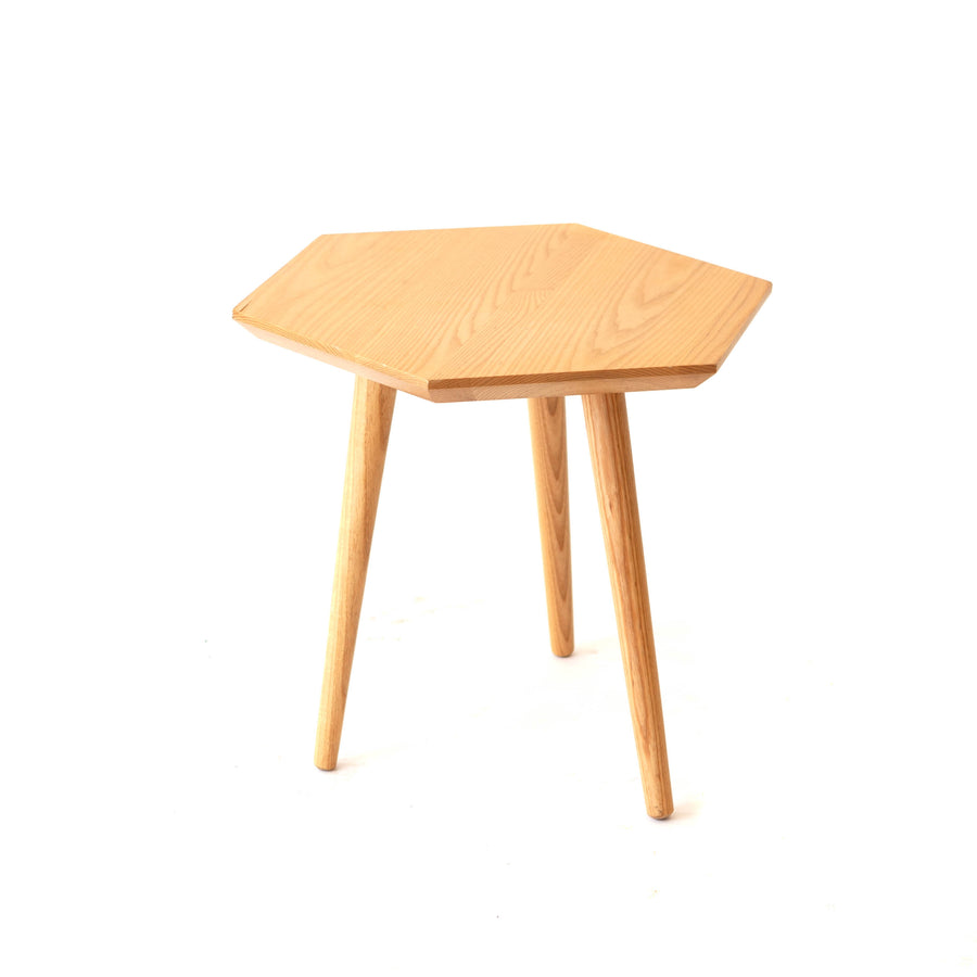 End Table - Metric Hexagon Ash