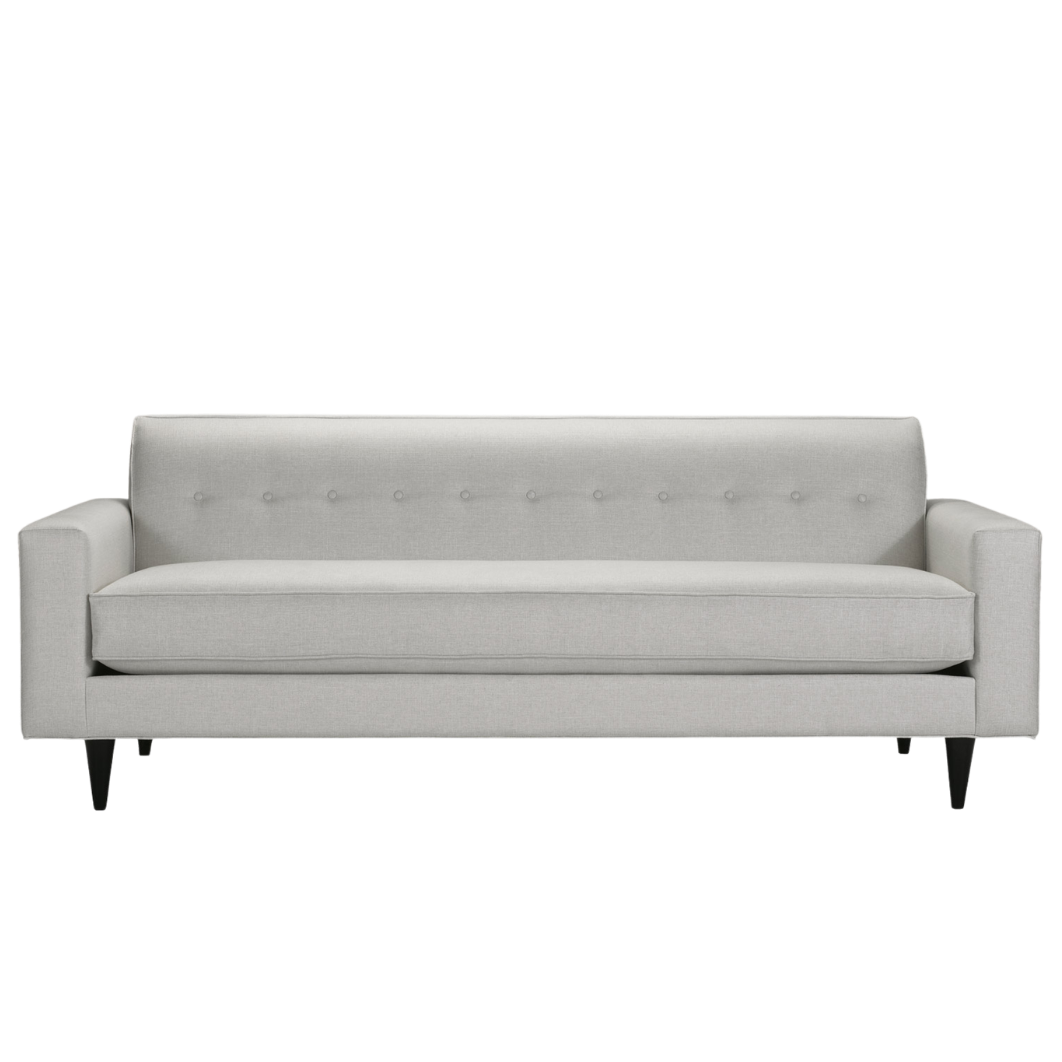 Sofa - Michael Grey Tufted Back Apartment 74"