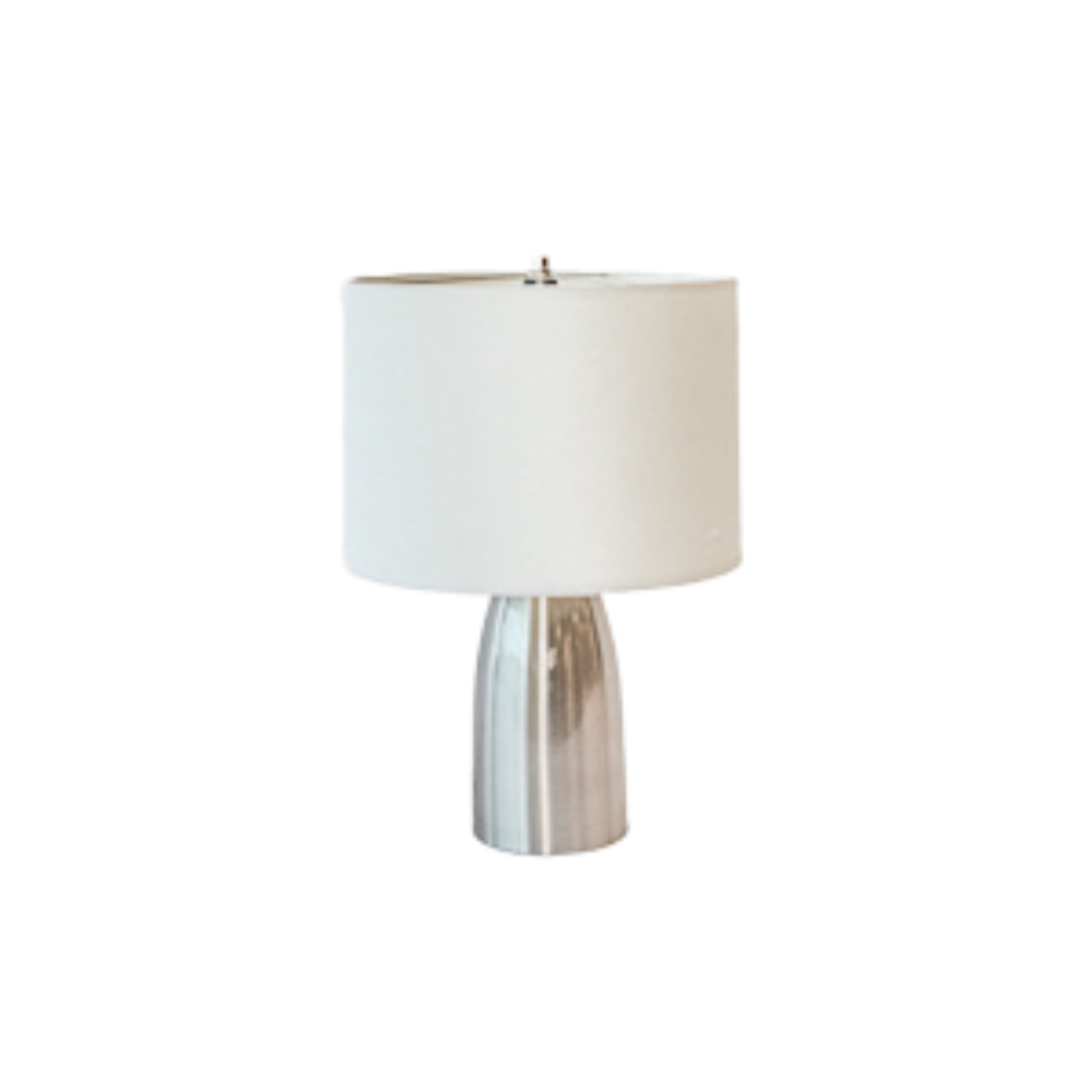 Table Lamp - Silver Tapered
