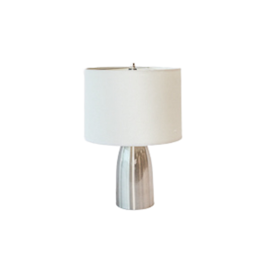 Table Lamp - Silver Tapered