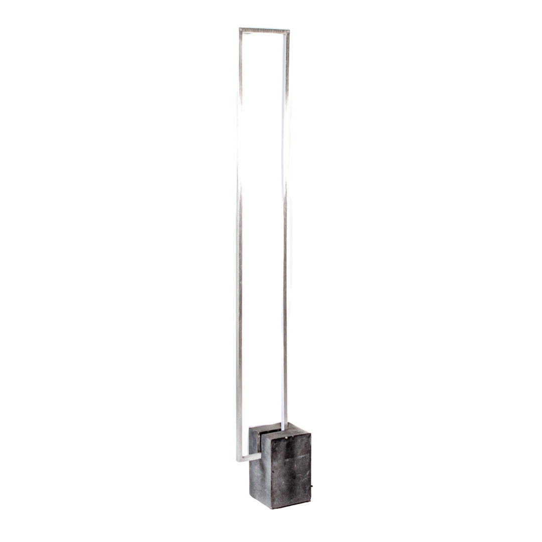 Floor Lamp - Rectangle Ring Concrete Base